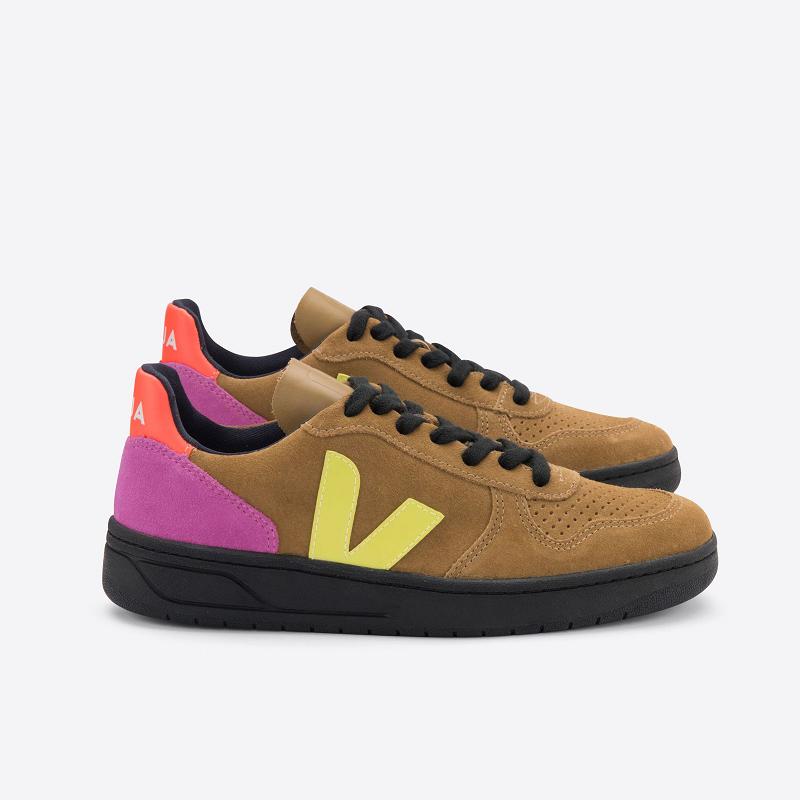 Zapatillas Veja Hombre Madrid - V-10 Tenis Multicolor Suede ES3975194